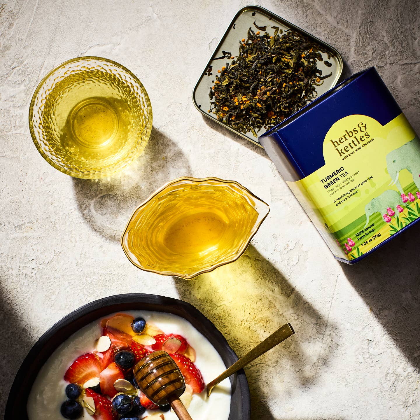 Herbs & Kettles Turmeric Green Tea
