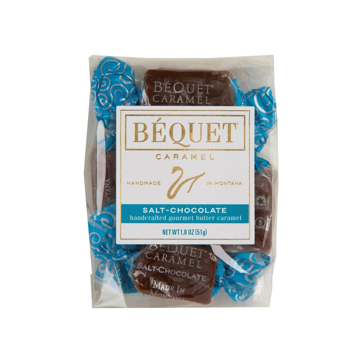 Bequet Caramel 1.8 oz Grab & Go Bag - Salt-Chocolate