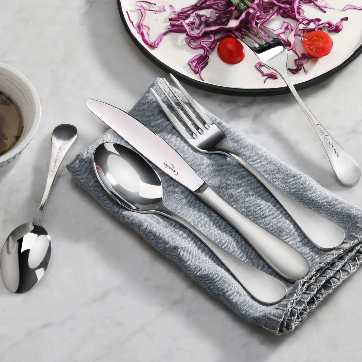 Cangshan Rain Flatware: Dinner Spoon