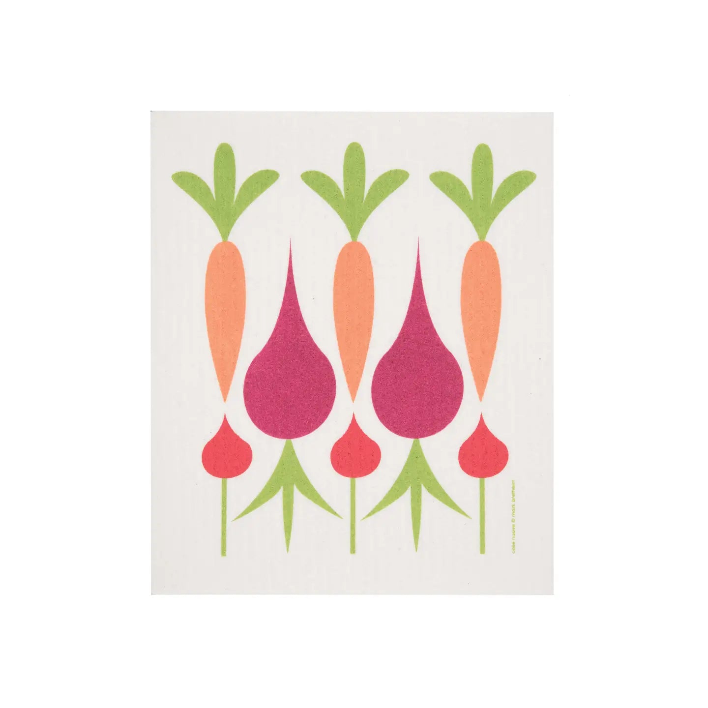 Cose Nuove Swedish Dishcloth: Carrots & Beets