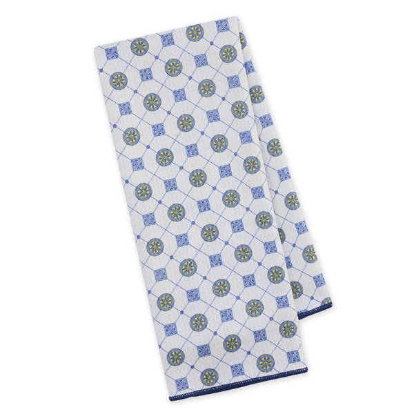 DII Microfiber Dishtowel: Lisbon Tiles