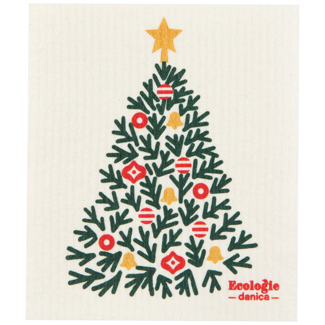 NOW Designs Swedish Dishcloth: Festive Fir