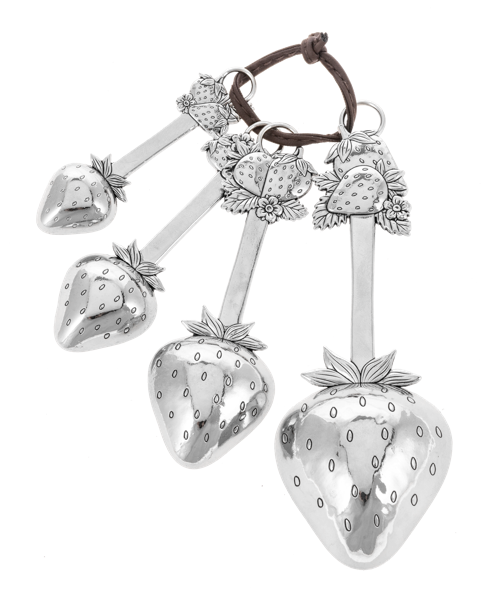 Ganz Measuring Spoons (Set of 4): Strawberries