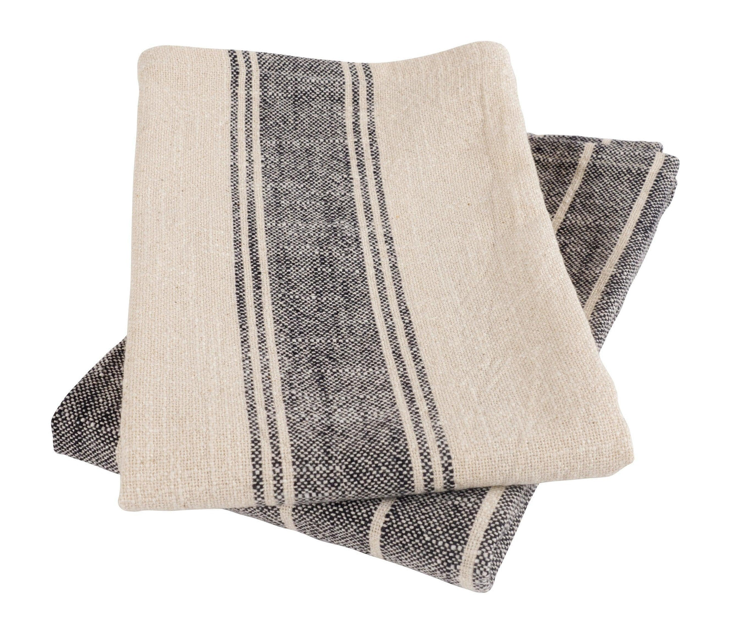 KAF Firenze Dishtowels (Set of 2): Black