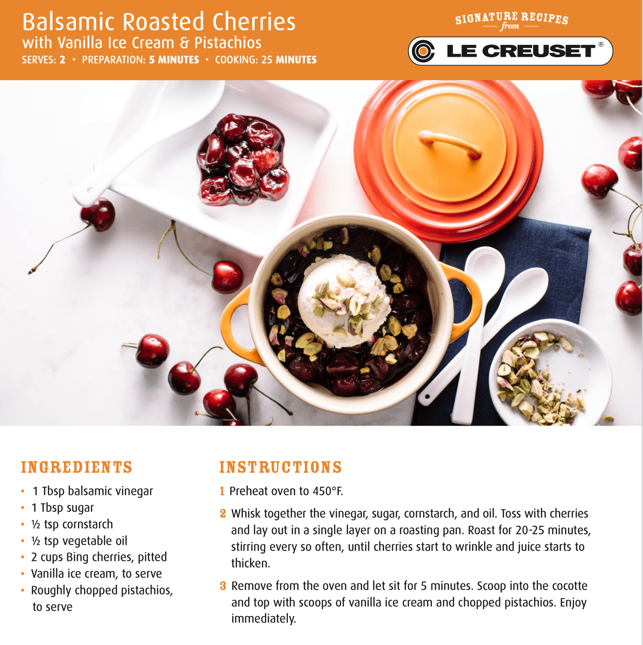 Le Creuset Cocotte: 8 oz., Cerise