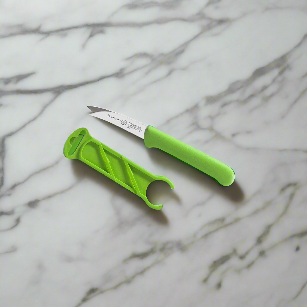 Messermeister Petite Messer Bird's Beak Paring Knife: Green