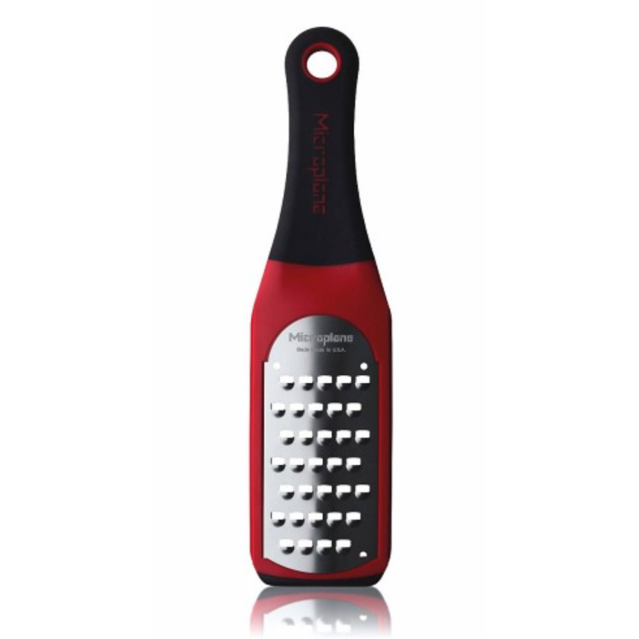 Microplane Artisan Series Grater: Extra Coarse, Red
