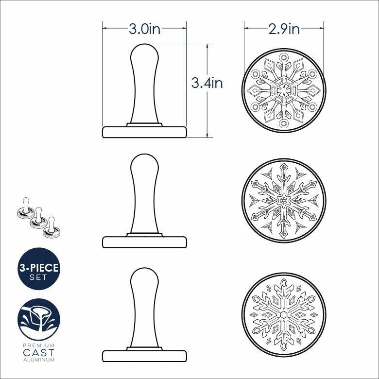 NordicWare Cookie Stamps: Snowflake