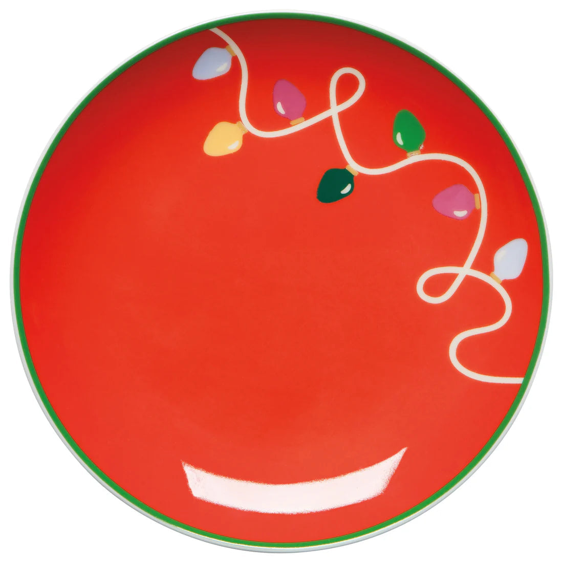 NOW Designs Appetizer Plates (Set of 4): Holiday Glow