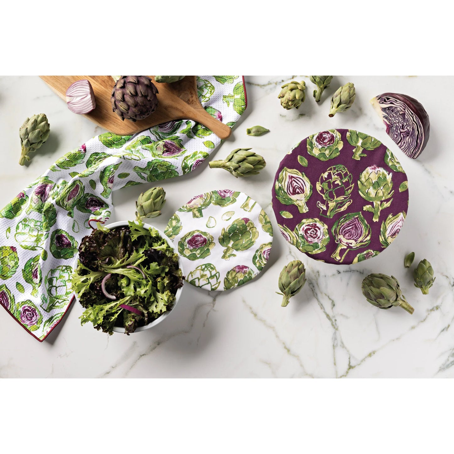 NOW Designs Microfiber Dishtowel: Artichoke
