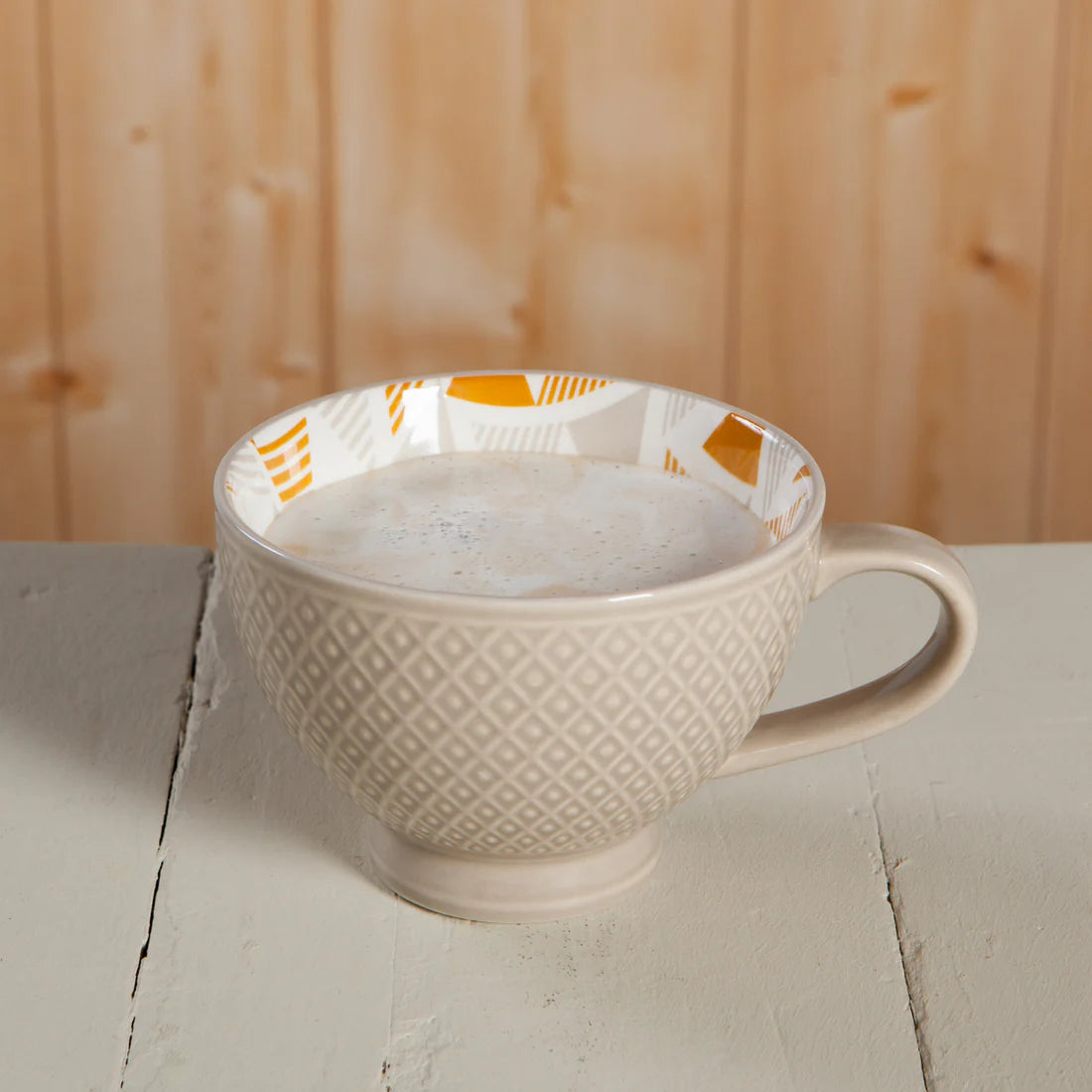 NOW Designs Mug: Latte, Taupe