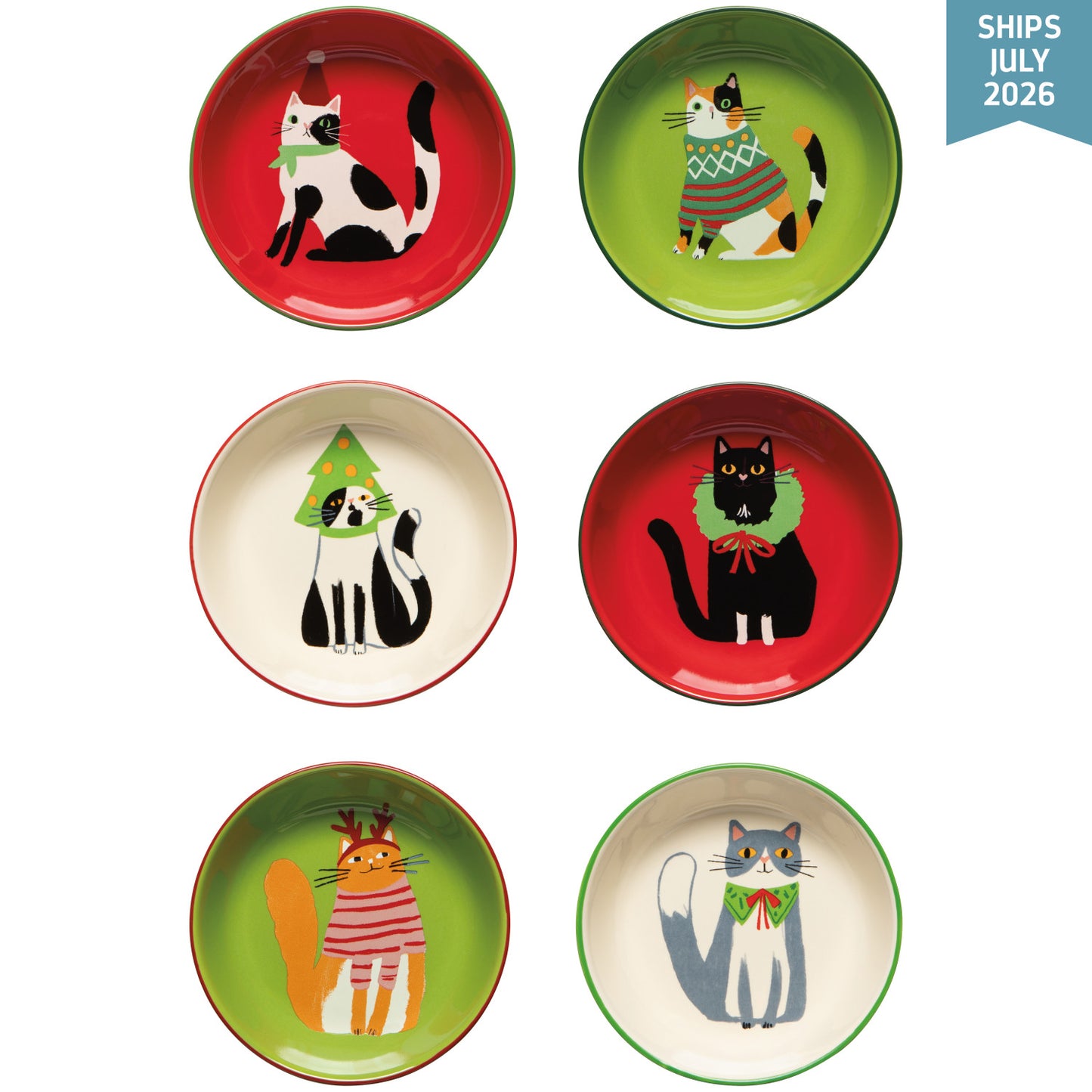 NOW Designs Pinch Bowls (Set of 6): Kitty Carol
