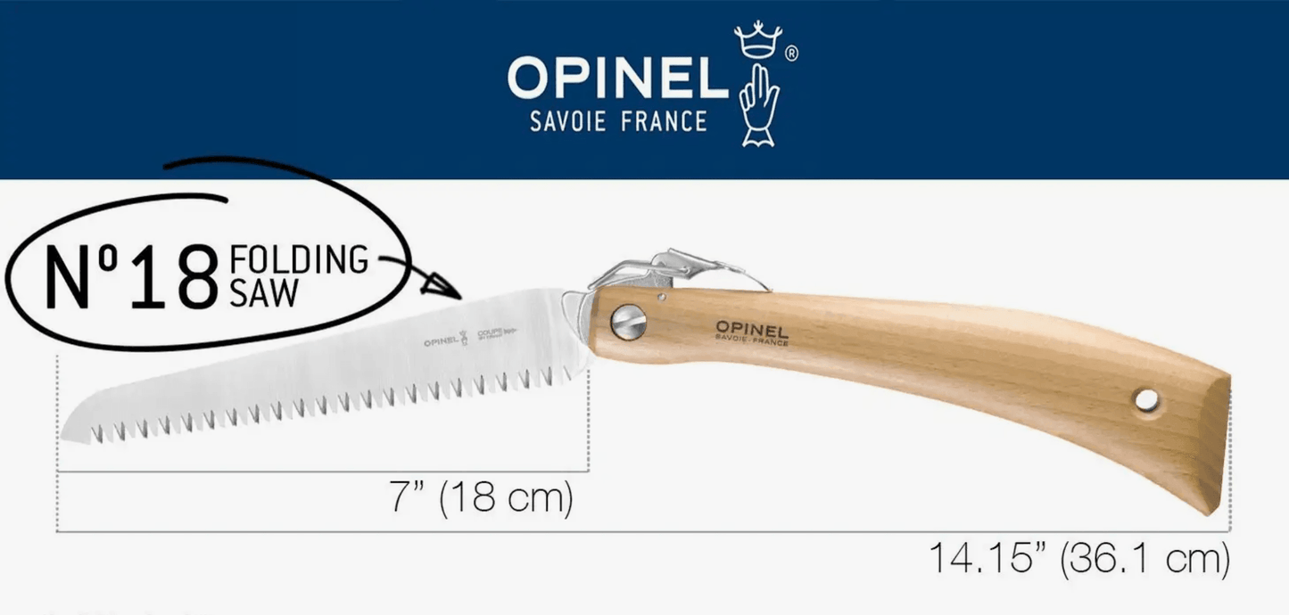 Opinel N°18 Folding Carbon Steel Saw