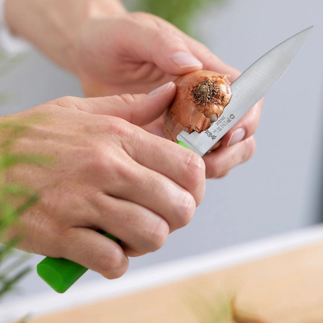 Opinel N°312 Dishwasher Safe 3" Paring Knife: Green