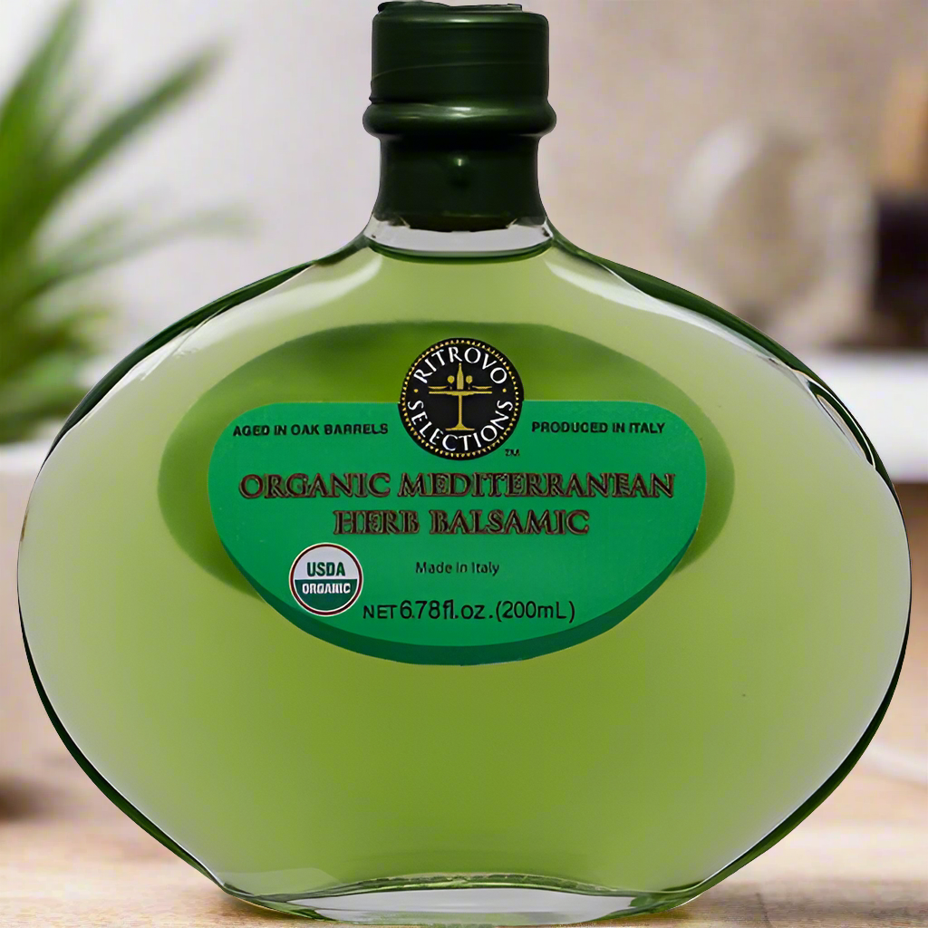 Ritrovo Organic Green Mediterranean Herb Balsamic Vinegar