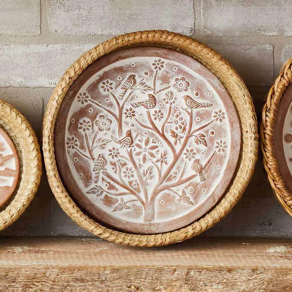 SERVV Bread Warmer Basket: Birds of a Feather