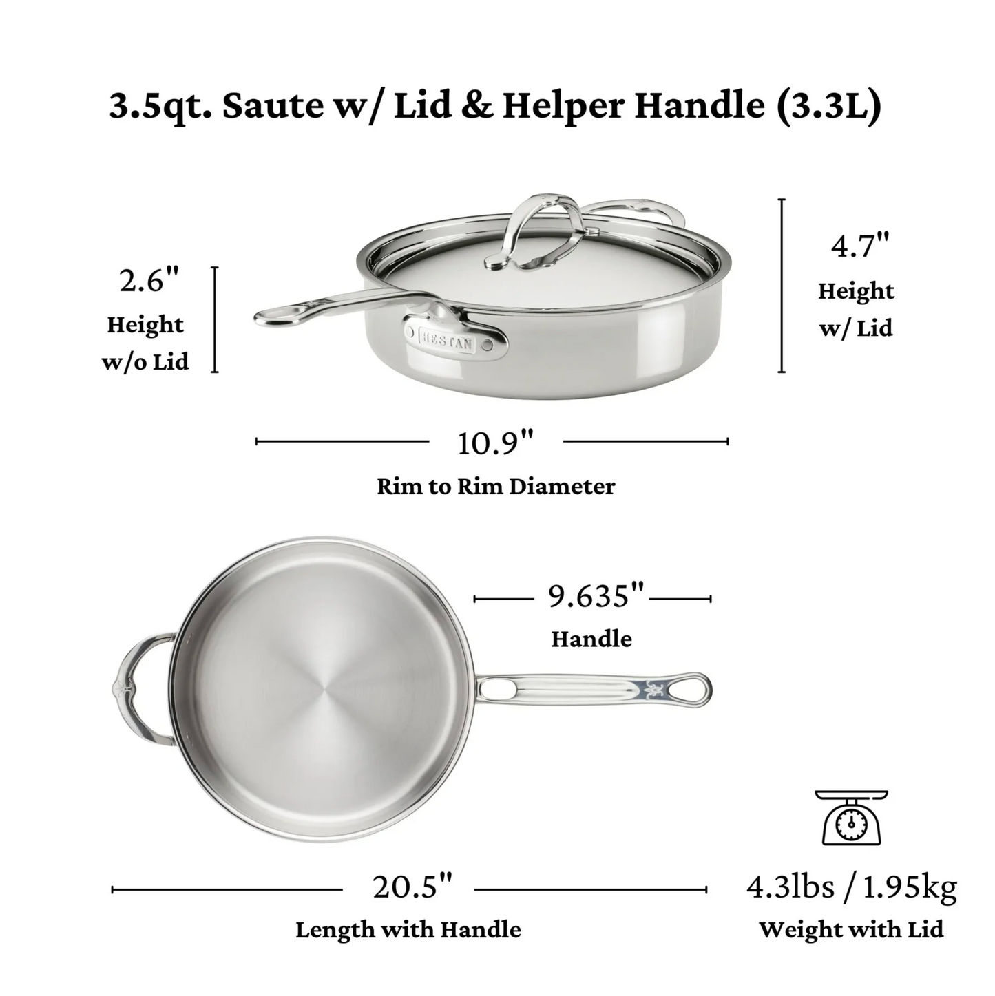 Hestan ProBond Luxe Set: 5 Piece