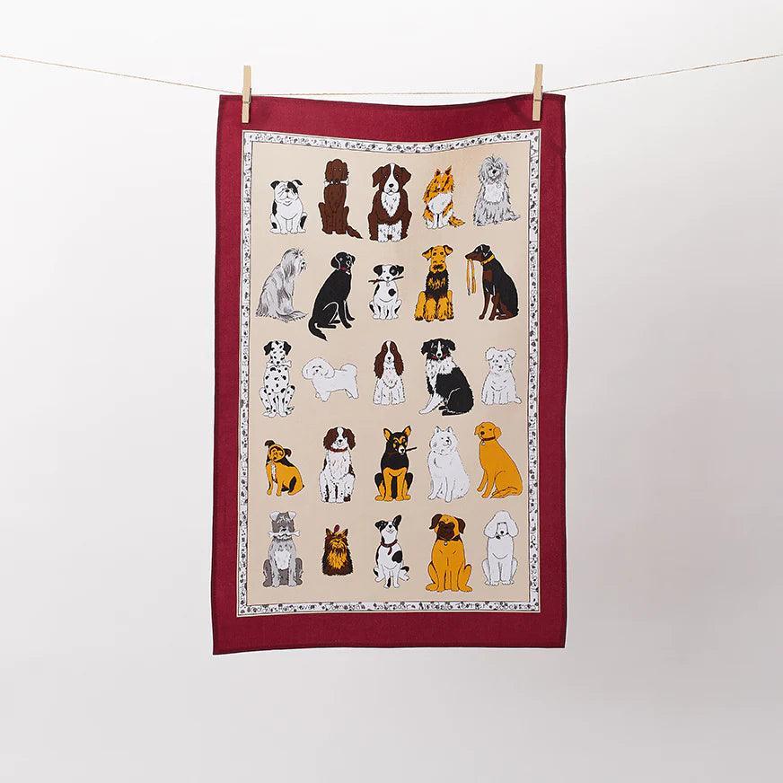 Ulster Weavers Tea Towel: Dogs Galore