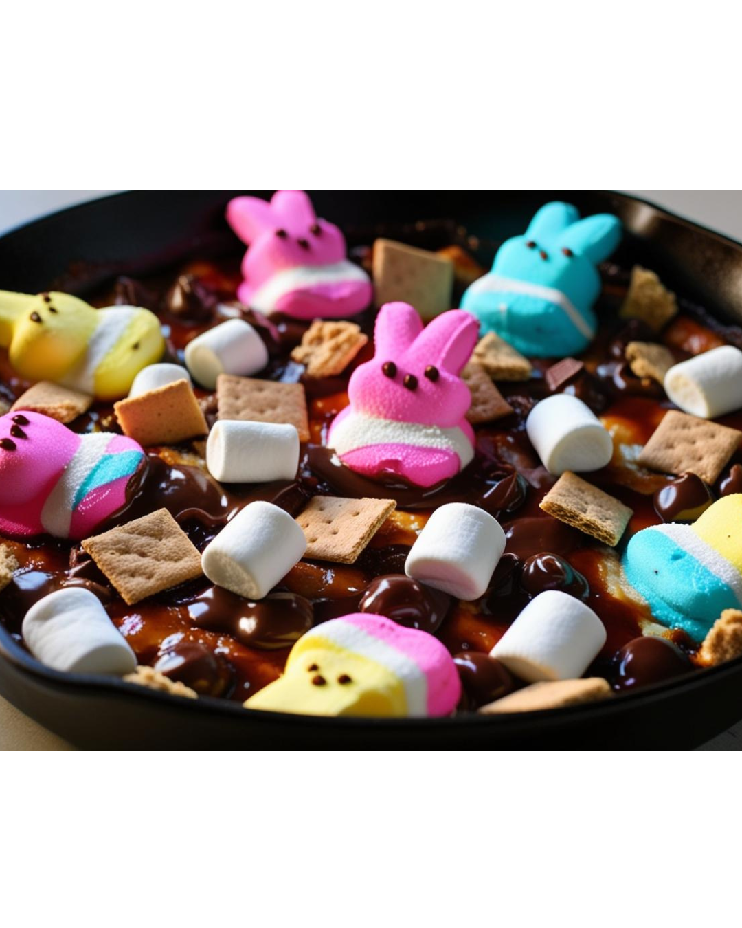Peeps S'mores Dip