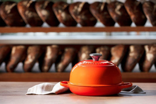 Easiest Everything Rye Bread, from Le Creuset