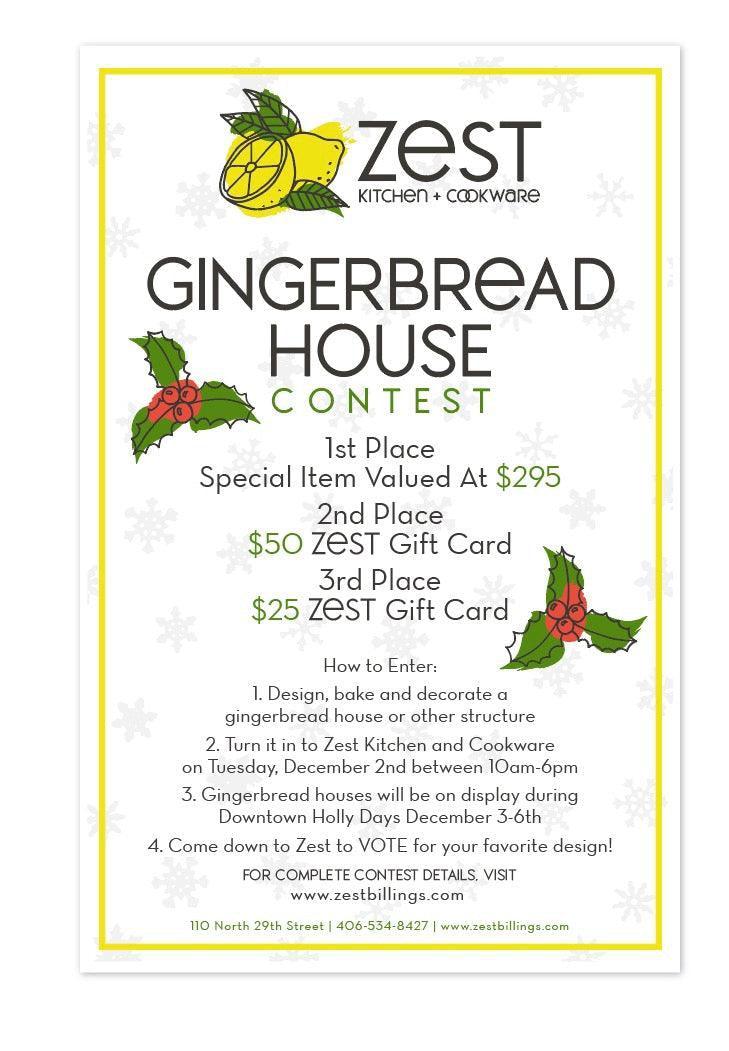 First Annual Gingerbread House Competition