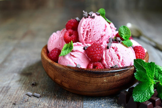 Jackie's Raspberry Ice Cream