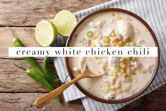 Slow Cooker Creamy White Chicken Chili - Zest Billings, LLC