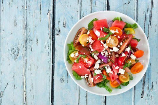 Watermelon and Tomato Salad