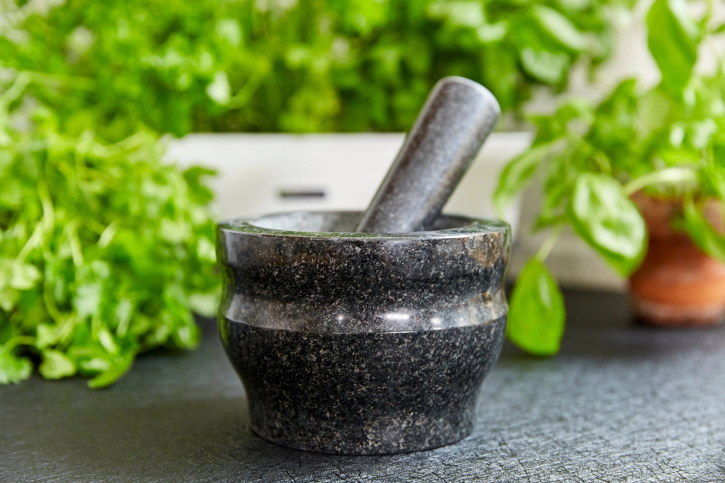 Cole & Mason Granite Mortar and Pestle: Worcester