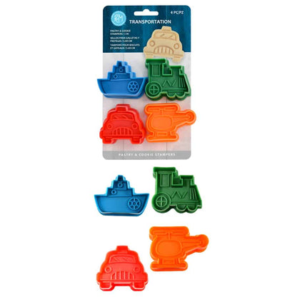 R&M Pastry Stamper Set: Transportation