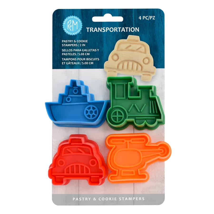 R&M Pastry Stamper Set: Transportation