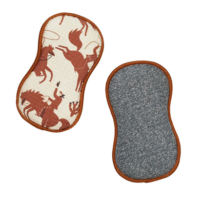 Once Again Home XL Sponges (Set of 2): Rodeo, Coffee