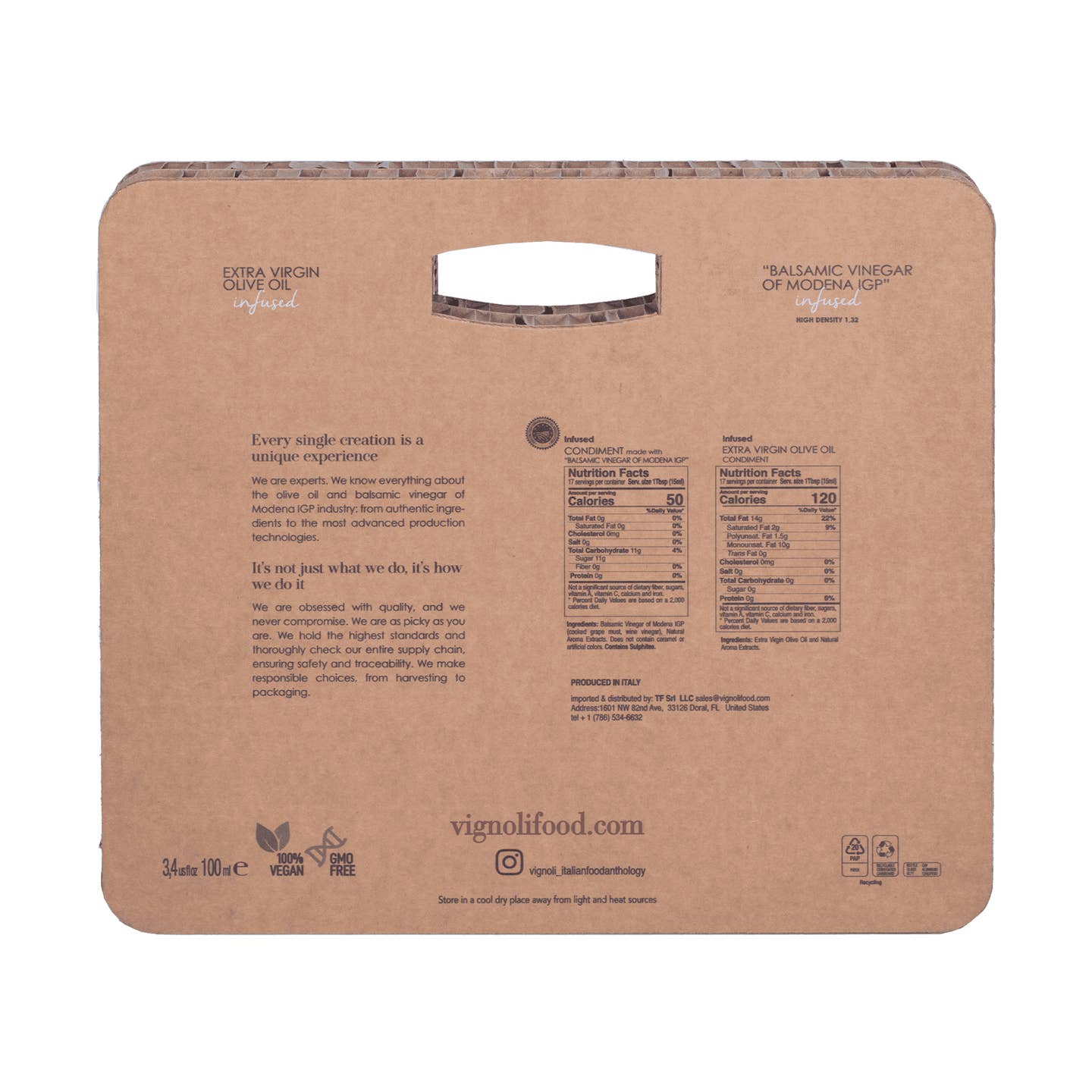 Vignoli Food Olive Oil Tasting Box - Get Grilling Collection