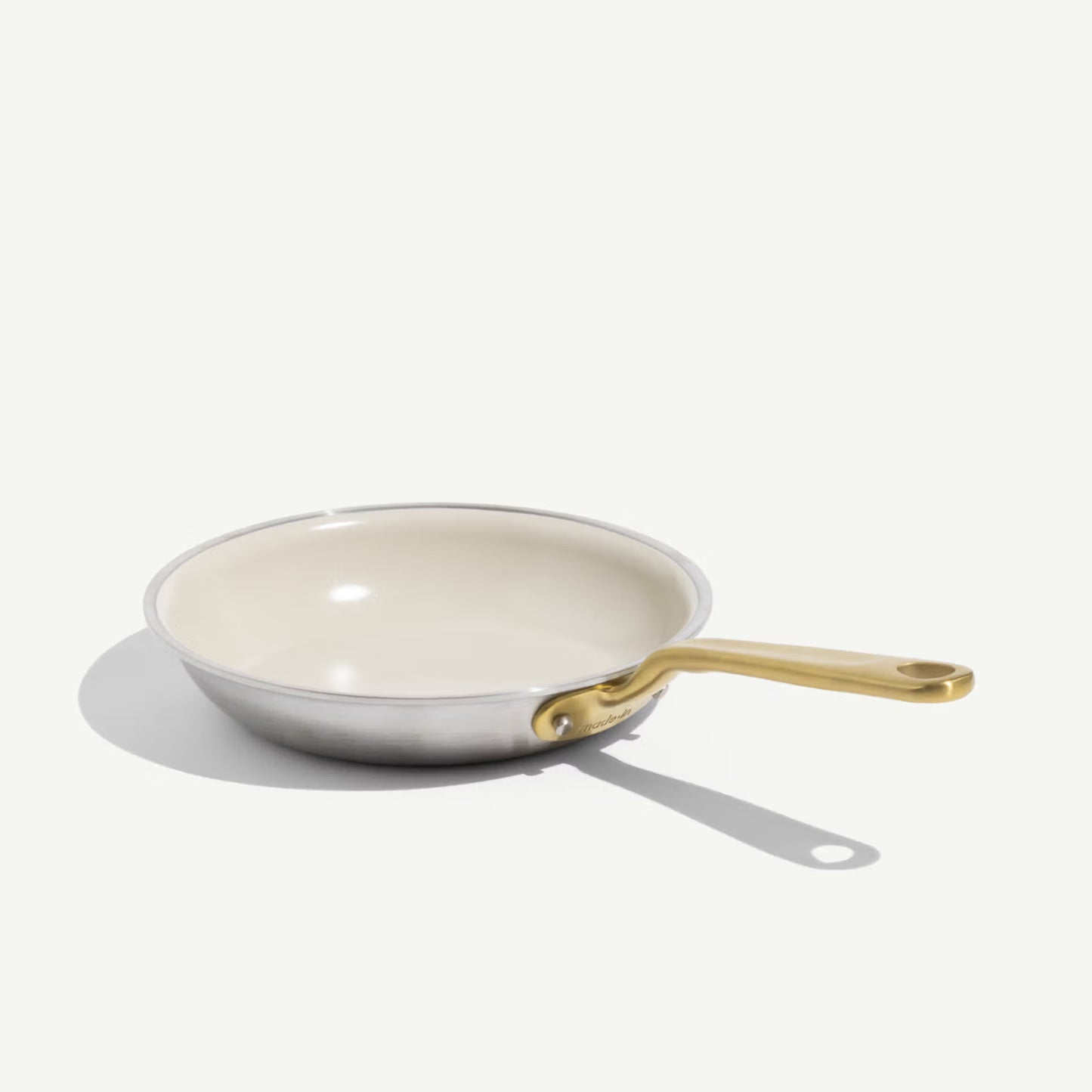 MADE IN® CeramiClad™ 2.0 Non-stick Fry Pan:  8", Antique Brass Handle