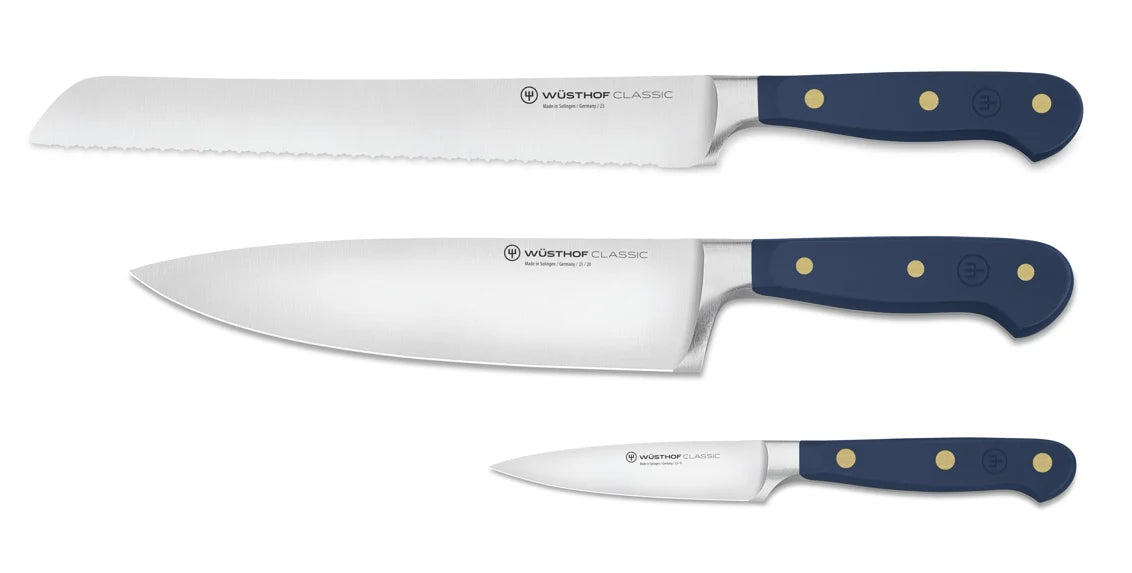 Wusthof Classic Blueberry Set:  3 Piece Starter Set
