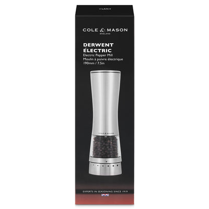 Cole & Mason Derwent Rechargeable Electric Mill: Pepper