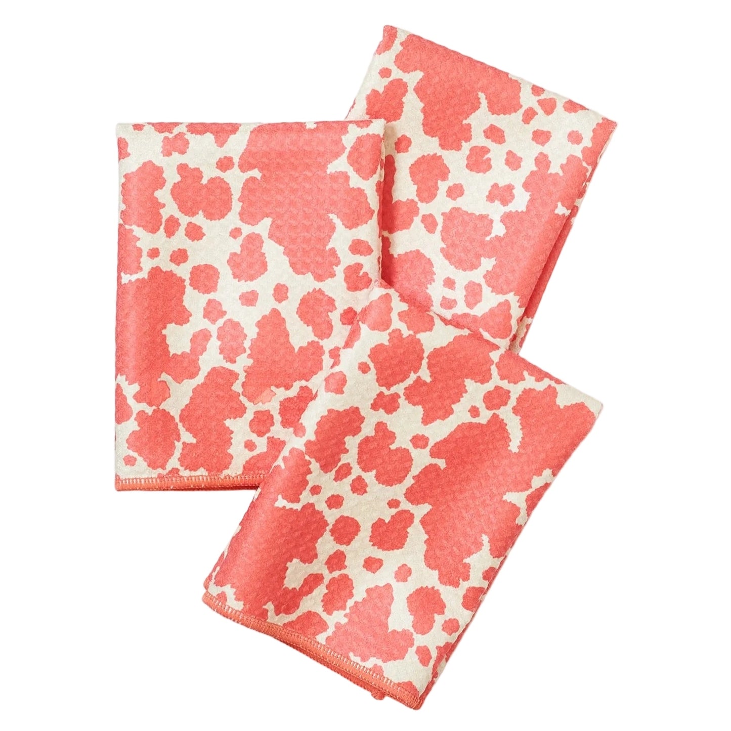 Once Again Home Mighty Mini Towels (Set of 3): Rodeo, Coral