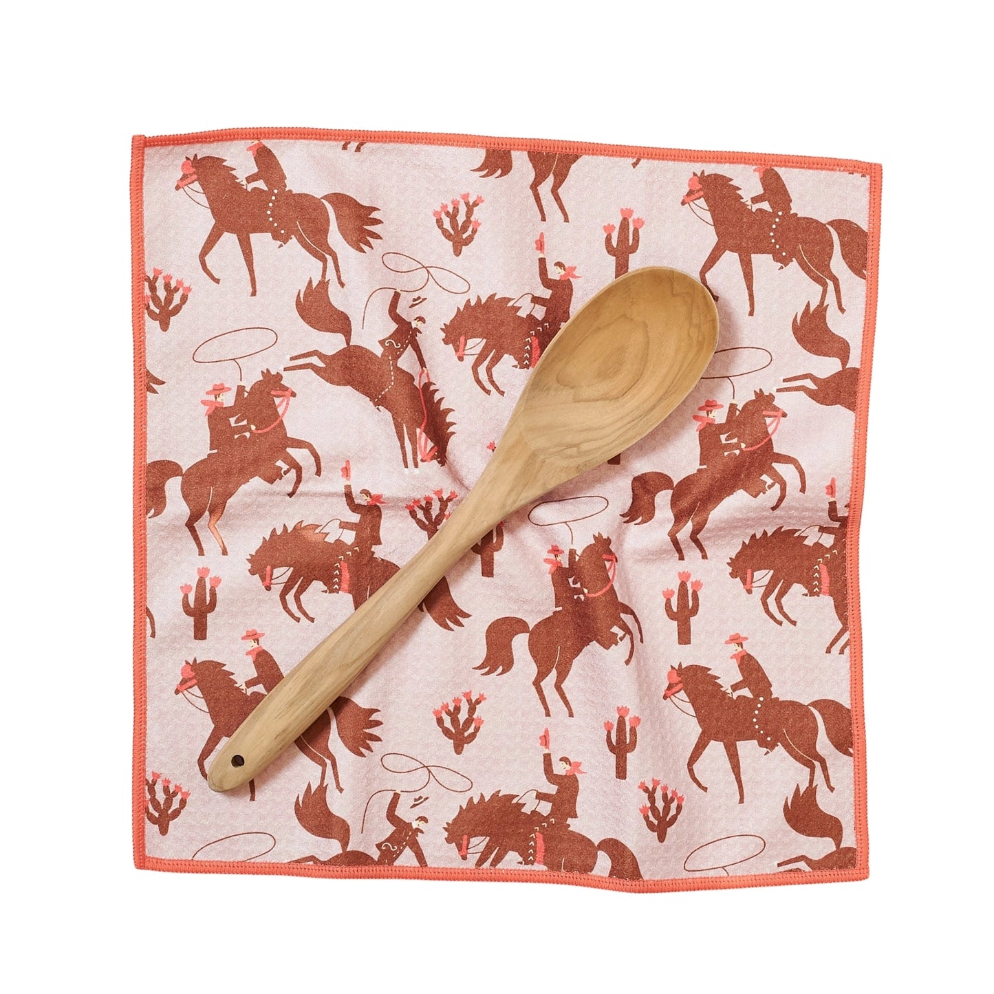 Once Again Home Mighty Mini Towels (Set of 3): Rodeo, Coral