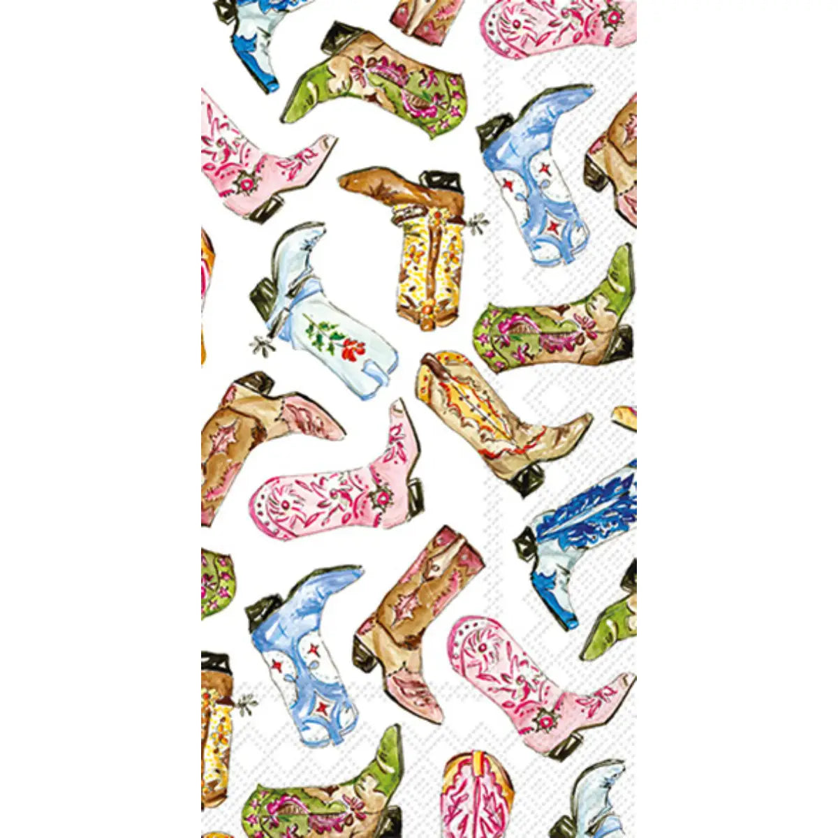 Boston International Dinner Napkins: Boot Scootin'
