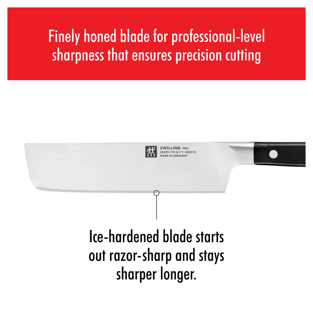 Zwilling Pro Nakiri Knife:  6.5"