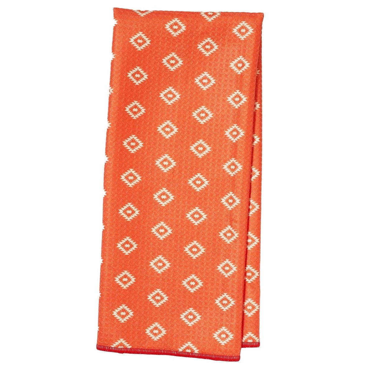 Once Again Home Anywhere Towel, Reversible: Chili Peppers, Antique White