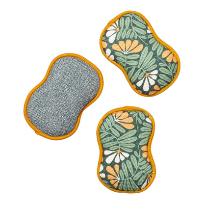 Once Again Home Sponges (Set of 3): RJW Fall Flower