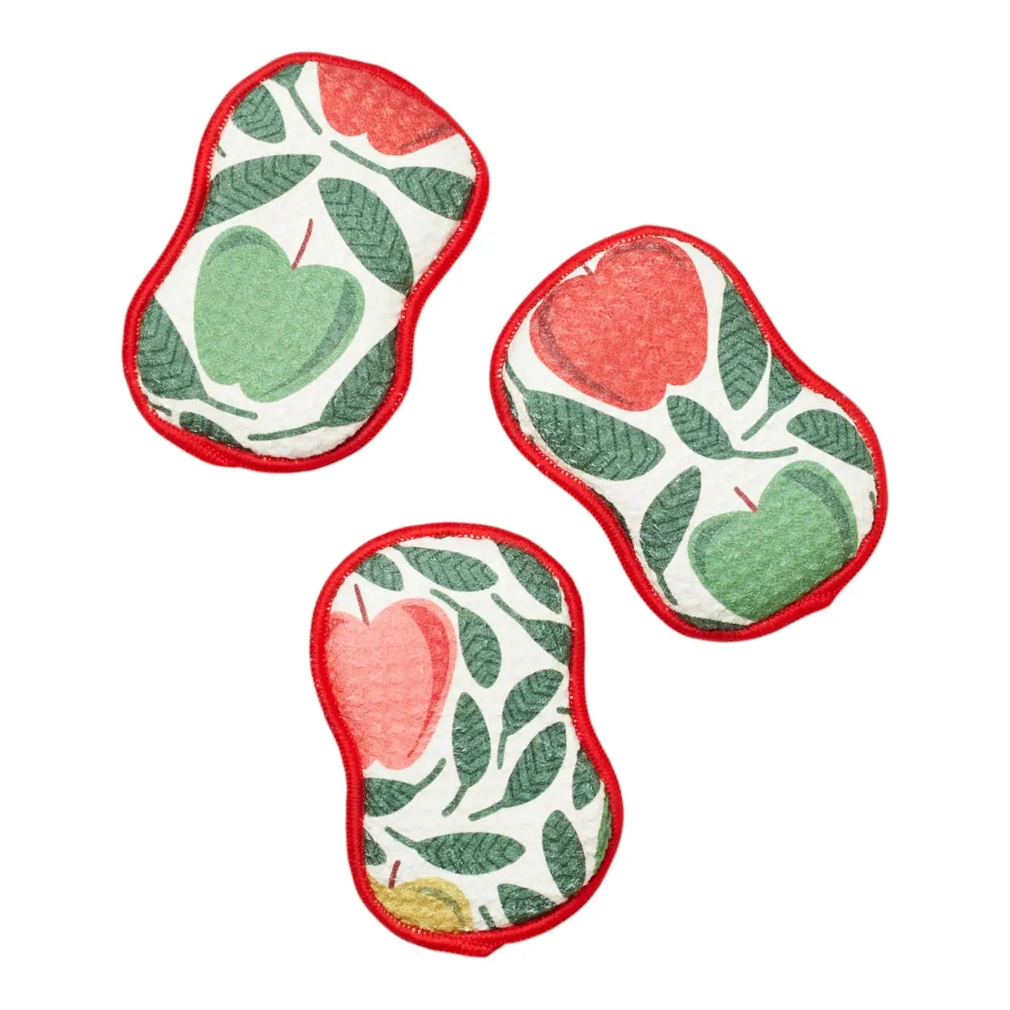 Once Again Home Sponges (Set of 3): RJW Happy Apple