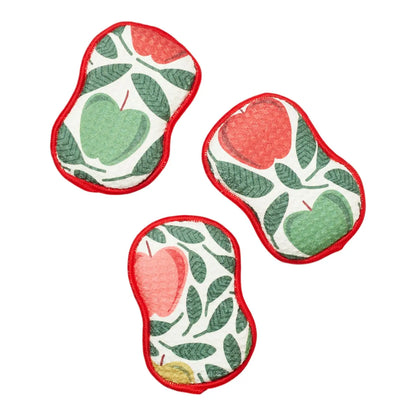Once Again Home Sponges (Set of 3): RJW Happy Apple