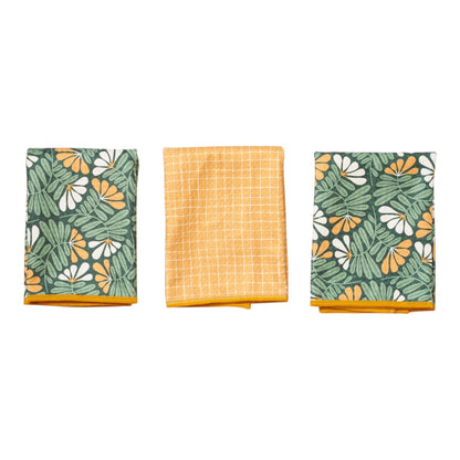 Once Again Home Mighty Mini Towels (Set of 3): RJW Fall Flower