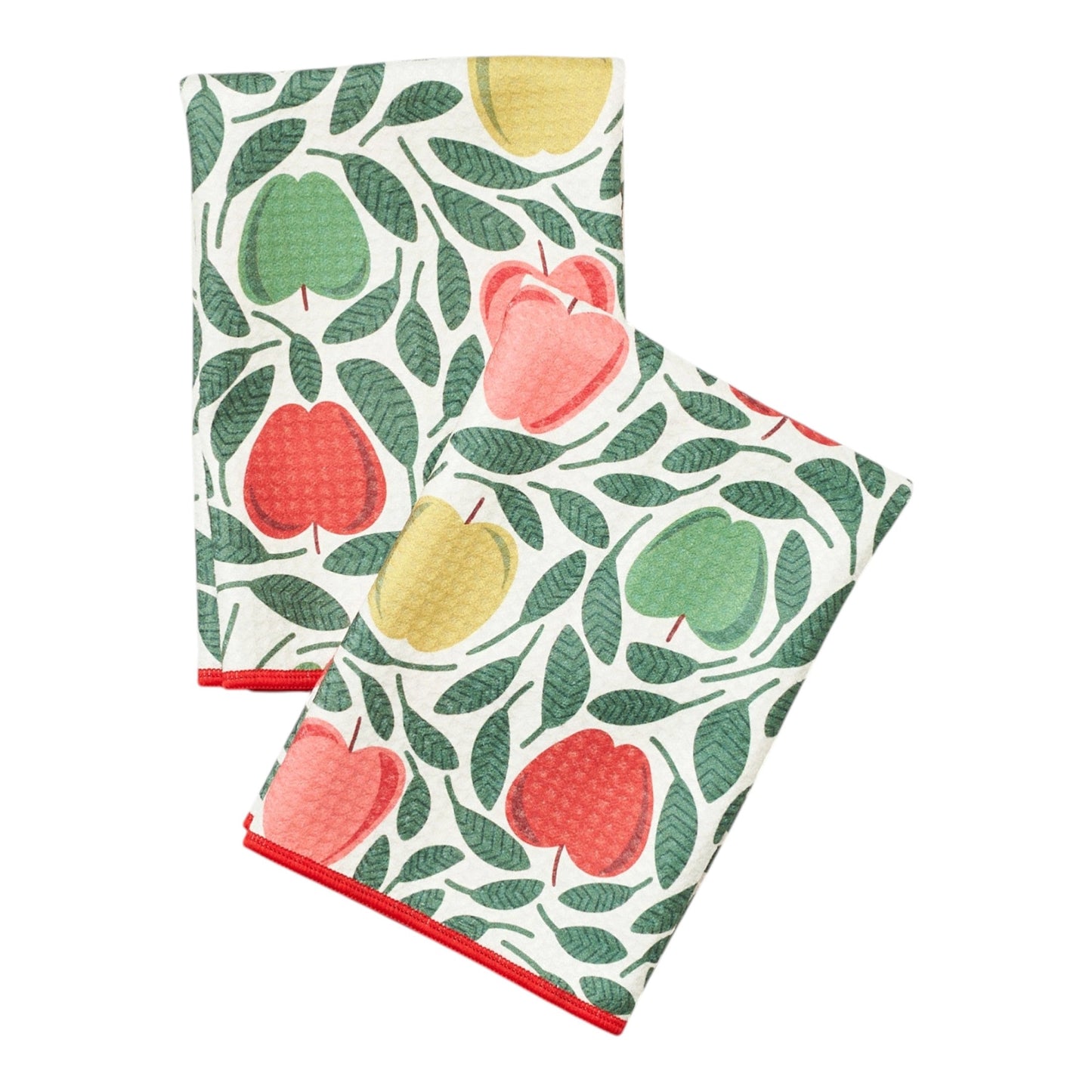 Once Again Home Double Duty Towels (Set of 2): RJW Happy Apple