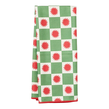 Once Again Home Anywhere Towel, Reversible: RJW Happy Apple