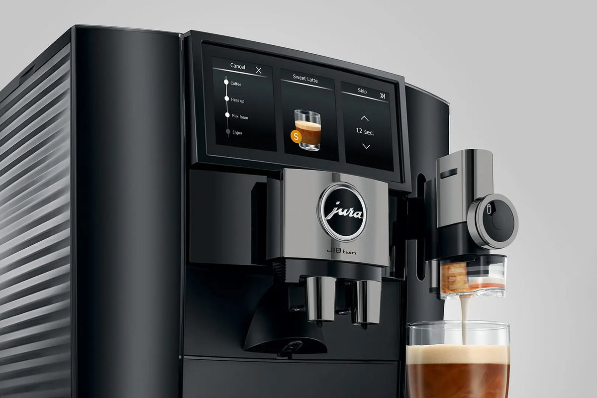Jura Automatic Coffee Machine: J10 Twin, Diamond Black