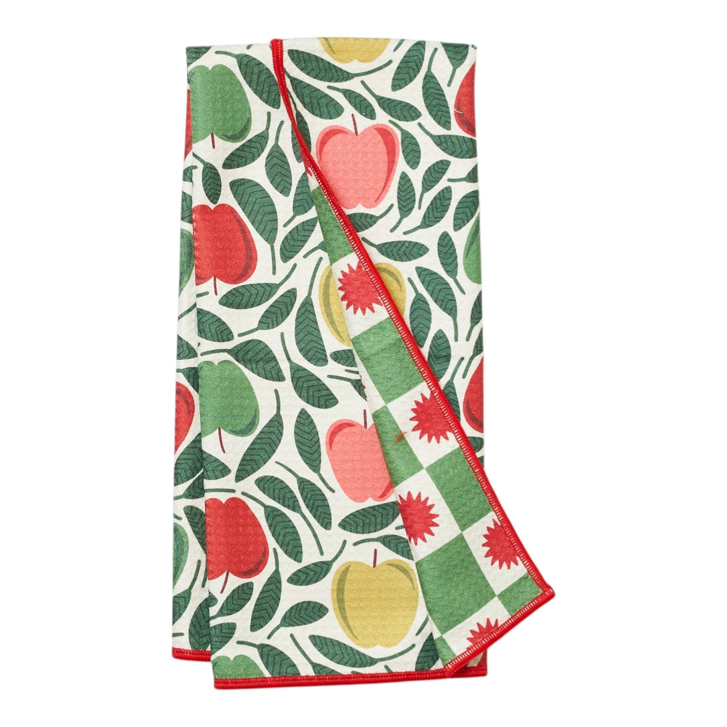 Once Again Home Anywhere Towel, Reversible: RJW Happy Apple