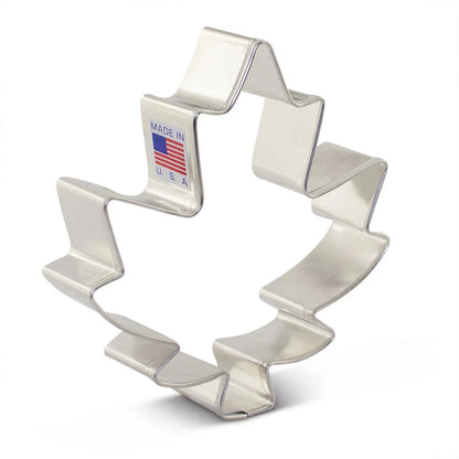 Ann Clark Cookie Cutter: Maple Leaf, 3 3/4"